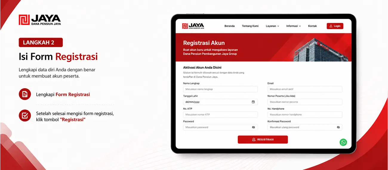 Langkah 1 - Panduan Akses Portal